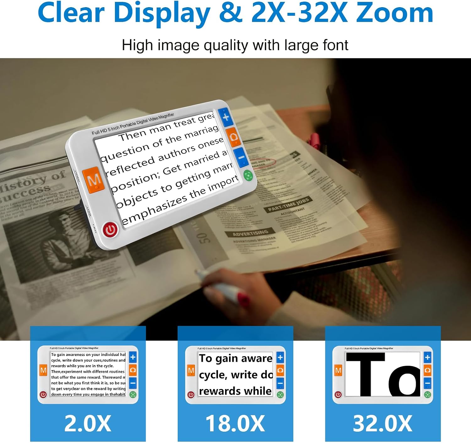 Digital Magnifier 5 Inch